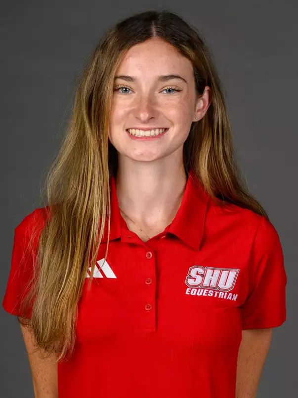 Layla Winters. A Media Day was held today for the SHU Women's Equestrian, Men's Ice Hockey, Men's Wrestling, and Women's Rowing teams at the Martire Family Arena, Sacred Heart Universary, Fairfield, CT. Tuesday, September 1, 2026. Photo by: Mark F. Conrad