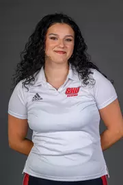 Ava Ciauro. A Media Day was held today for the SHU Women's Equestrian, Men's Ice Hockey, Men's Wrestling, and Women's Rowing teams at the Martire Family Arena, Sacred Heart Universary, Fairfield, CT. Tuesday, September 1, 2026. Photo by: Mark F. Conrad