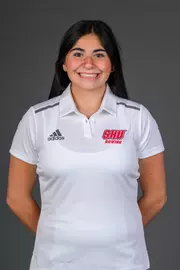 Sophia Salegna. A Media Day was held today for the SHU Women's Equestrian, Men's Ice Hockey, Men's Wrestling, and Women's Rowing teams at the Martire Family Arena, Sacred Heart Universary, Fairfield, CT. Tuesday, September 1, 2026. Photo by: Mark F. Conrad