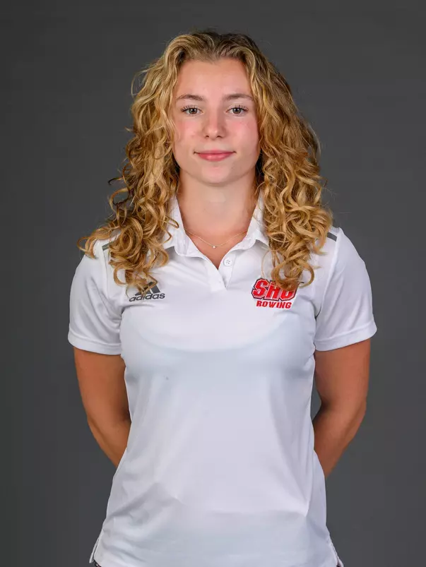 Anais Friedrich. A Media Day was held today for the SHU Women's Equestrian, Men's Ice Hockey, Men's Wrestling, and Women's Rowing teams at the Martire Family Arena, Sacred Heart Universary, Fairfield, CT. Tuesday, September 1, 2026. Photo by: Mark F. Conrad