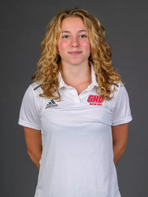 Elsa Friedrich. A Media Day was held today for the SHU Women's Equestrian, Men's Ice Hockey, Men's Wrestling, and Women's Rowing teams at the Martire Family Arena, Sacred Heart Universary, Fairfield, CT. Tuesday, September 1, 2026. Photo by: Mark F. Conrad