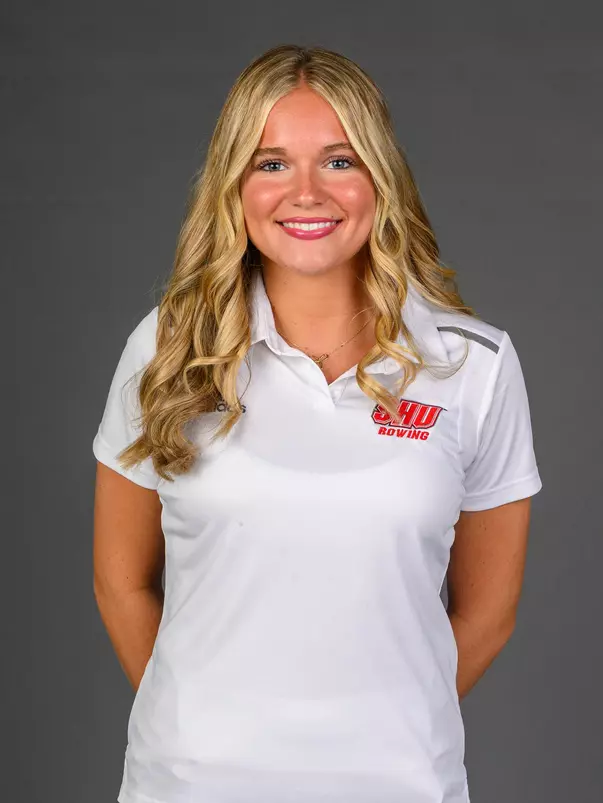 Olivia Caione. A Media Day was held today for the SHU Women's Equestrian, Men's Ice Hockey, Men's Wrestling, and Women's Rowing teams at the Martire Family Arena, Sacred Heart Universary, Fairfield, CT. Tuesday, September 1, 2026. Photo by: Mark F. Conrad