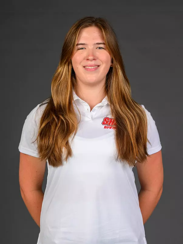 Samantha Keith. A Media Day was held today for the SHU Women's Equestrian, Men's Ice Hockey, Men's Wrestling, and Women's Rowing teams at the Martire Family Arena, Sacred Heart Universary, Fairfield, CT. Tuesday, September 1, 2026. Photo by: Mark F. Conrad