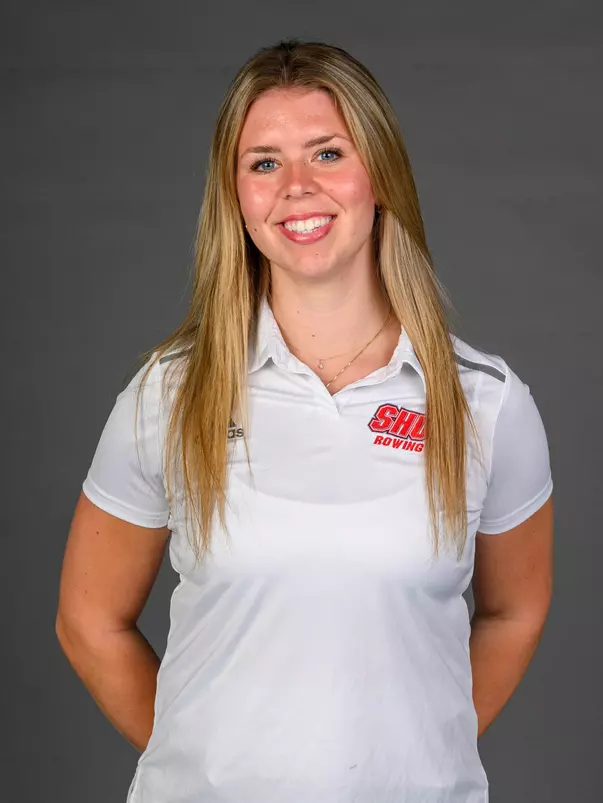 Leah Mansfield. A Media Day was held today for the SHU Women's Equestrian, Men's Ice Hockey, Men's Wrestling, and Women's Rowing teams at the Martire Family Arena, Sacred Heart Universary, Fairfield, CT. Tuesday, September 1, 2026. Photo by: Mark F. Conrad