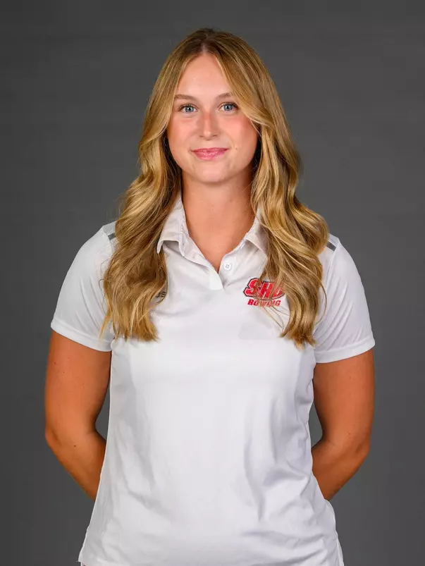 Emily Cullen. A Media Day was held today for the SHU Women's Equestrian, Men's Ice Hockey, Men's Wrestling, and Women's Rowing teams at the Martire Family Arena, Sacred Heart Universary, Fairfield, CT. Tuesday, September 1, 2026. Photo by: Mark F. Conrad