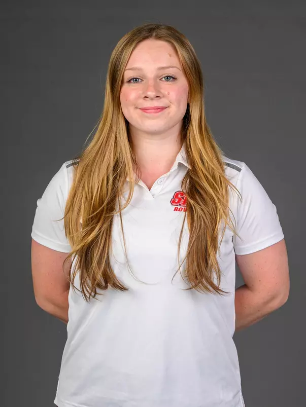 Dalynn Jackson. A Media Day was held today for the SHU Women's Equestrian, Men's Ice Hockey, Men's Wrestling, and Women's Rowing teams at the Martire Family Arena, Sacred Heart Universary, Fairfield, CT. Tuesday, September 1, 2026. Photo by: Mark F. Conrad