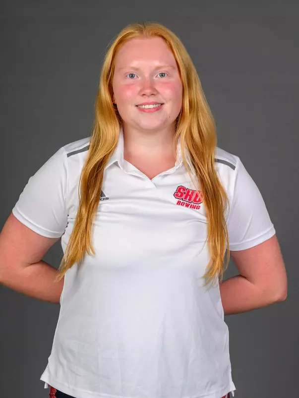 Izzy Hygrell. A Media Day was held today for the SHU Women's Equestrian, Men's Ice Hockey, Men's Wrestling, and Women's Rowing teams at the Martire Family Arena, Sacred Heart Universary, Fairfield, CT. Tuesday, September 1, 2026. Photo by: Mark F. Conrad