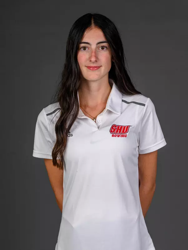 Aivlin Kochon. A Media Day was held today for the SHU Women's Equestrian, Men's Ice Hockey, Men's Wrestling, and Women's Rowing teams at the Martire Family Arena, Sacred Heart Universary, Fairfield, CT. Tuesday, September 1, 2026. Photo by: Mark F. Conrad