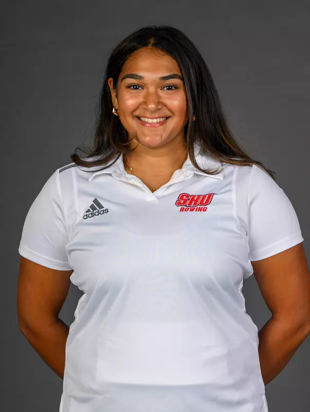 Tanaya Dixit. A Media Day was held today for the SHU Women's Equestrian, Men's Ice Hockey, Men's Wrestling, and Women's Rowing teams at the Martire Family Arena, Sacred Heart Universary, Fairfield, CT. Tuesday, September 1, 2026. Photo by: Mark F. Conrad
