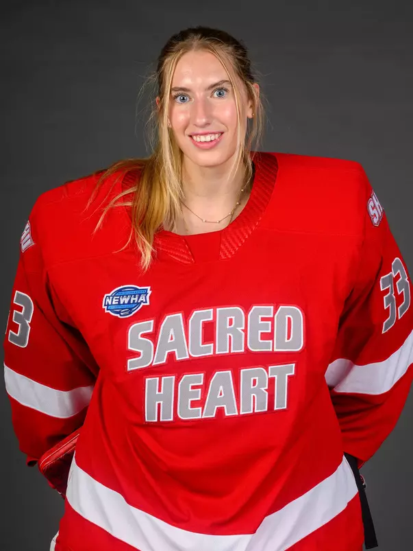 Lauren Larson. A Media Day was held today for the SHU Women's Swimming and Diving, Women's Wrestling, Women's Ice Hockey, and Women's Bowling teams at the Martire Family Arena, Sacred Heart Universary, Fairfield, CT. Wednesday, September 2, 2026. Photo by: Mark F. Conrad