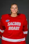 Erika Lind. A Media Day was held today for the SHU Women's Swimming and Diving, Women's Wrestling, Women's Ice Hockey, and Women's Bowling teams at the Martire Family Arena, Sacred Heart Universary, Fairfield, CT. Wednesday, September 2, 2026. Photo by: Mark F. Conrad