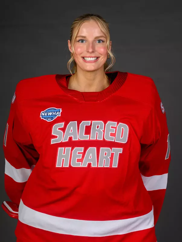 Erika Lind. A Media Day was held today for the SHU Women's Swimming and Diving, Women's Wrestling, Women's Ice Hockey, and Women's Bowling teams at the Martire Family Arena, Sacred Heart Universary, Fairfield, CT. Wednesday, September 2, 2026. Photo by: Mark F. Conrad