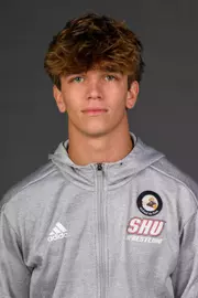 Owen Anderson. A Media Day was held today for the SHU Women's Equestrian, Men's Ice Hockey, Men's Wrestling, and Women's Rowing teams at the Martire Family Arena, Sacred Heart Universary, Fairfield, CT. Tuesday, September 1, 2026. Photo by: Mark F. Conrad
