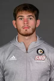 Anthony Totta. A Media Day was held today for the SHU Women's Equestrian, Men's Ice Hockey, Men's Wrestling, and Women's Rowing teams at the Martire Family Arena, Sacred Heart Universary, Fairfield, CT. Tuesday, September 1, 2026. Photo by: Mark F. Conrad