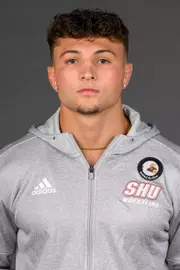 Felix Lettini. A Media Day was held today for the SHU Women's Equestrian, Men's Ice Hockey, Men's Wrestling, and Women's Rowing teams at the Martire Family Arena, Sacred Heart Universary, Fairfield, CT. Tuesday, September 1, 2026. Photo by: Mark F. Conrad