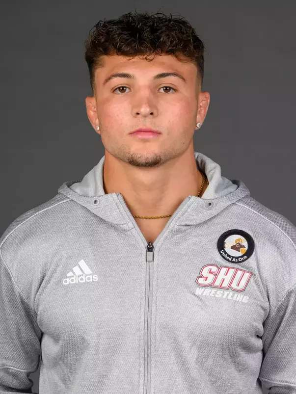 Felix Lettini. A Media Day was held today for the SHU Women's Equestrian, Men's Ice Hockey, Men's Wrestling, and Women's Rowing teams at the Martire Family Arena, Sacred Heart Universary, Fairfield, CT. Tuesday, September 1, 2026. Photo by: Mark F. Conrad
