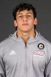 Lucas Gutierrez. A Media Day was held today for the SHU Women's Equestrian, Men's Ice Hockey, Men's Wrestling, and Women's Rowing teams at the Martire Family Arena, Sacred Heart Universary, Fairfield, CT. Tuesday, September 1, 2026. Photo by: Mark F. Conrad