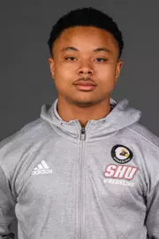 Josias Daniels. A Media Day was held today for the SHU Women's Equestrian, Men's Ice Hockey, Men's Wrestling, and Women's Rowing teams at the Martire Family Arena, Sacred Heart Universary, Fairfield, CT. Tuesday, September 1, 2026. Photo by: Mark F. Conrad