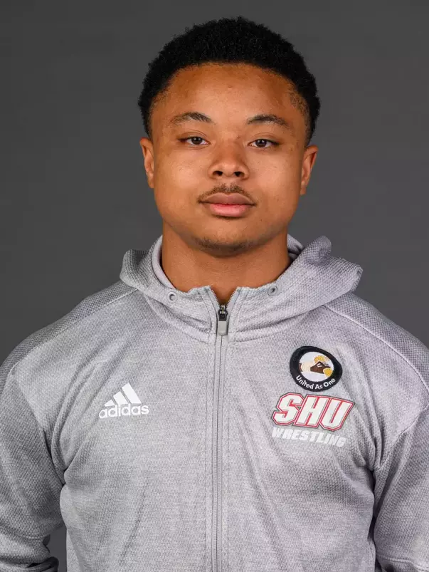 Josias Daniels. A Media Day was held today for the SHU Women's Equestrian, Men's Ice Hockey, Men's Wrestling, and Women's Rowing teams at the Martire Family Arena, Sacred Heart Universary, Fairfield, CT. Tuesday, September 1, 2026. Photo by: Mark F. Conrad