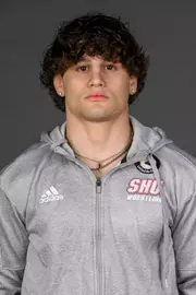 Logan Shugar. A Media Day was held today for the SHU Women's Equestrian, Men's Ice Hockey, Men's Wrestling, and Women's Rowing teams at the Martire Family Arena, Sacred Heart Universary, Fairfield, CT. Tuesday, September 1, 2026. Photo by: Mark F. Conrad