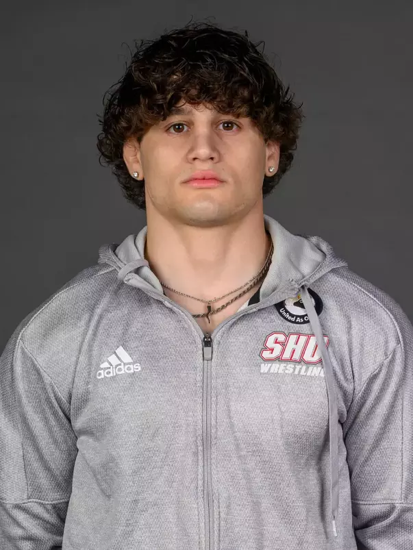 Logan Shugar. A Media Day was held today for the SHU Women's Equestrian, Men's Ice Hockey, Men's Wrestling, and Women's Rowing teams at the Martire Family Arena, Sacred Heart Universary, Fairfield, CT. Tuesday, September 1, 2026. Photo by: Mark F. Conrad