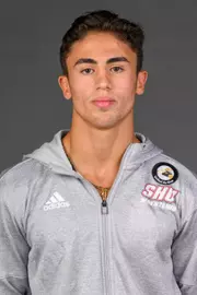 Lucas Loffredo. A Media Day was held today for the SHU Women's Equestrian, Men's Ice Hockey, Men's Wrestling, and Women's Rowing teams at the Martire Family Arena, Sacred Heart Universary, Fairfield, CT. Tuesday, September 1, 2026. Photo by: Mark F. Conrad
