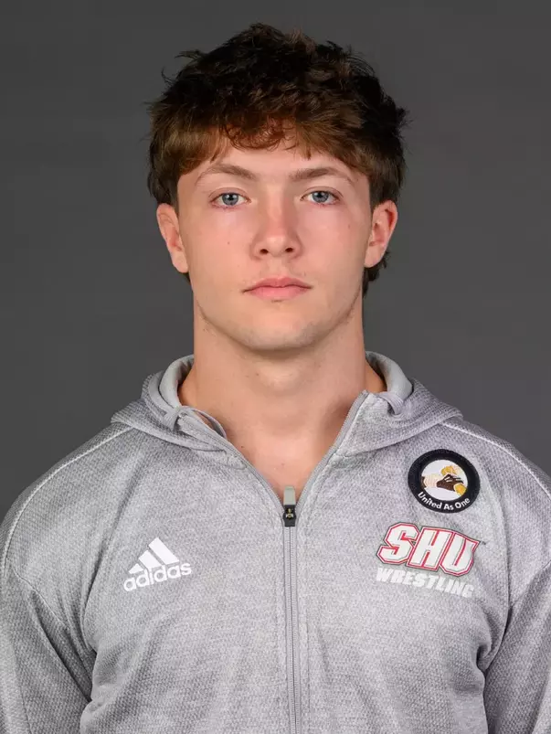 Nick Desisto. A Media Day was held today for the SHU Women's Equestrian, Men's Ice Hockey, Men's Wrestling, and Women's Rowing teams at the Martire Family Arena, Sacred Heart Universary, Fairfield, CT. Tuesday, September 1, 2026. Photo by: Mark F. Conrad