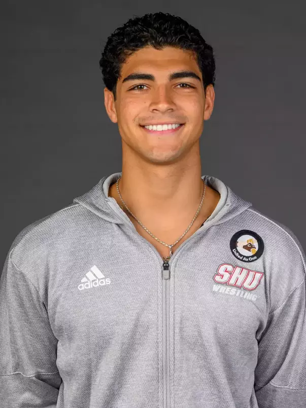 Nick Mackland Rivera. A Media Day was held today for the SHU Women's Equestrian, Men's Ice Hockey, Men's Wrestling, and Women's Rowing teams at the Martire Family Arena, Sacred Heart Universary, Fairfield, CT. Tuesday, September 1, 2026. Photo by: Mark F. Conrad