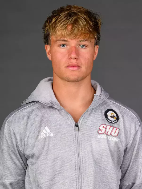 John Rowland. A Media Day was held today for the SHU Women's Equestrian, Men's Ice Hockey, Men's Wrestling, and Women's Rowing teams at the Martire Family Arena, Sacred Heart Universary, Fairfield, CT. Tuesday, September 1, 2026. Photo by: Mark F. Conrad