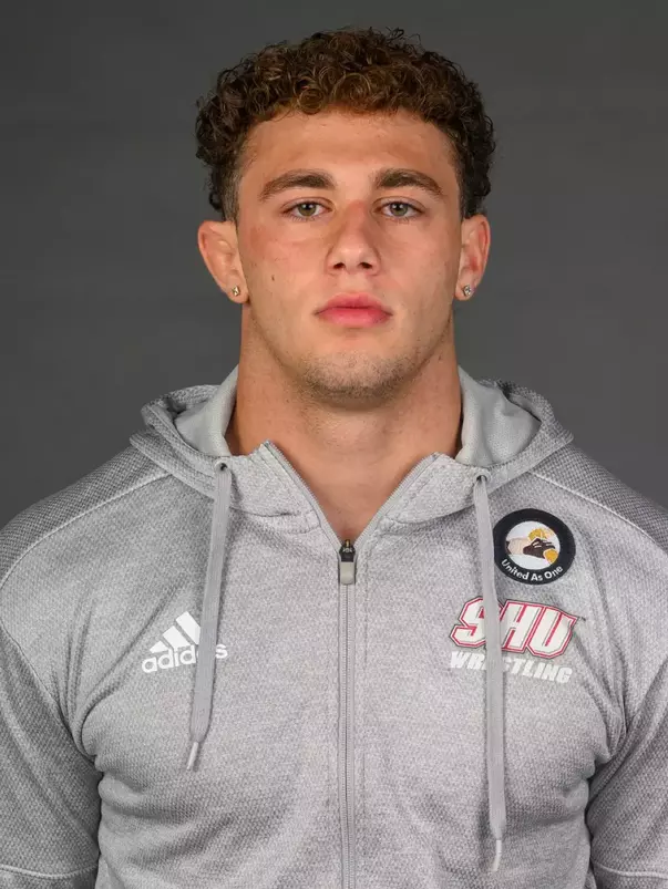 AJ DiGiovanni. A Media Day was held today for the SHU Women's Equestrian, Men's Ice Hockey, Men's Wrestling, and Women's Rowing teams at the Martire Family Arena, Sacred Heart Universary, Fairfield, CT. Tuesday, September 1, 2026. Photo by: Mark F. Conrad
