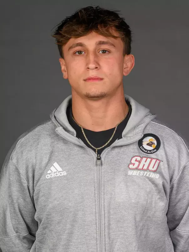 John Hildebrandt. A Media Day was held today for the SHU Women's Equestrian, Men's Ice Hockey, Men's Wrestling, and Women's Rowing teams at the Martire Family Arena, Sacred Heart Universary, Fairfield, CT. Tuesday, September 1, 2026. Photo by: Mark F. Conrad