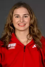 Madeline Hodges. A Media Day was held today for the SHU Women's Swimming and Diving, Women's Wrestling, Women's Ice Hockey, and Women's Bowling teams at the Martire Family Arena, Sacred Heart Universary, Fairfield, CT. Wednesday, September 2, 2026. Photo by: Mark F. Conrad