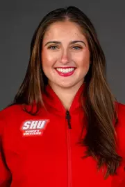 Kelly Aspras. A Media Day was held today for the SHU Women's Swimming and Diving, Women's Wrestling, Women's Ice Hockey, and Women's Bowling teams at the Martire Family Arena, Sacred Heart Universary, Fairfield, CT. Wednesday, September 2, 2026. Photo by: Mark F. Conrad