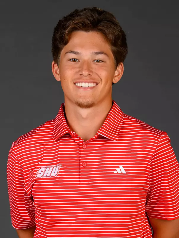 Andrew Hahn. A Media Day was held for the Women's Rugby, Golf, Dance, Men's Cross Country, and Cheer teams at the Martire Family Arena, Sacred Heart University, Fairfield, CT. Tuesday, August 25, 2026. Photo by: Mark F. Conrad
