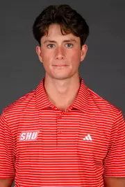 James Bradley. A Media Day was held for the Women's Rugby, Golf, Dance, Men's Cross Country, and Cheer teams at the Martire Family Arena, Sacred Heart University, Fairfield, CT. Tuesday, August 25, 2026. Photo by: Mark F. Conrad
