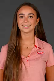 Paula De la Riva. A Media Day was held for the Women's Rugby, Golf, Dance, Men's Cross Country, and Cheer teams at the Martire Family Arena, Sacred Heart University, Fairfield, CT. Tuesday, August 25, 2026. Photo by: Mark F. Conrad
