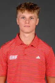 Quin Adams. A Media Day was held for the Women's Rugby, Golf, Dance, Men's Cross Country, and Cheer teams at the Martire Family Arena, Sacred Heart University, Fairfield, CT. Tuesday, August 25, 2026. Photo by: Mark F. Conrad
