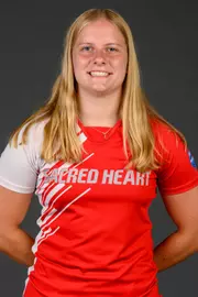 Ella Huntley. A Media Day was held for the Women's Rugby, Golf, Dance, Men's Cross Country, and Cheer teams at the Martire Family Arena, Sacred Heart University, Fairfield, CT. Tuesday, August 25, 2026. Photo by: Mark F. Conrad