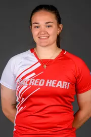 Amanda Stephens. A Media Day was held for the Women's Rugby, Golf, Dance, Men's Cross Country, and Cheer teams at the Martire Family Arena, Sacred Heart University, Fairfield, CT. Tuesday, August 25, 2026. Photo by: Mark F. Conrad