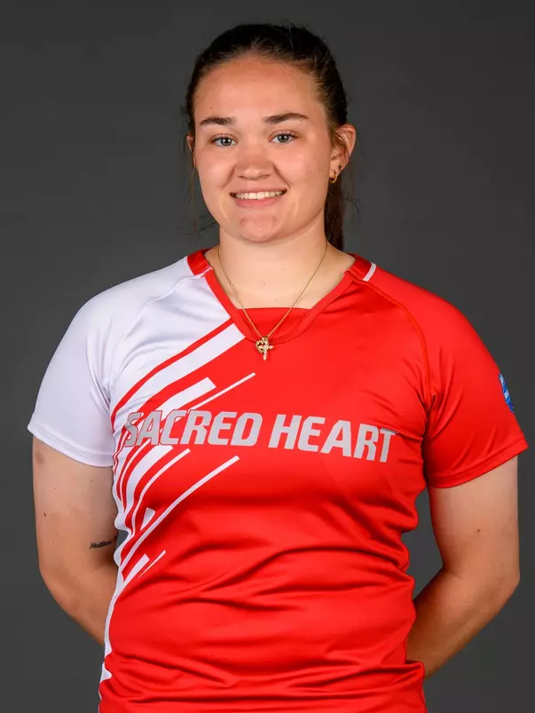 Amanda Stephens. A Media Day was held for the Women's Rugby, Golf, Dance, Men's Cross Country, and Cheer teams at the Martire Family Arena, Sacred Heart University, Fairfield, CT. Tuesday, August 25, 2026. Photo by: Mark F. Conrad