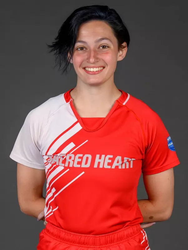 Josie O'Donnell. A Media Day was held for the Women's Rugby, Golf, Dance, Men's Cross Country, and Cheer teams at the Martire Family Arena, Sacred Heart University, Fairfield, CT. Tuesday, August 25, 2026. Photo by: Mark F. Conrad