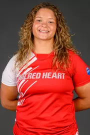Olivia Woods. A Media Day was held for the Women's Rugby, Golf, Dance, Men's Cross Country, and Cheer teams at the Martire Family Arena, Sacred Heart University, Fairfield, CT. Tuesday, August 25, 2026. Photo by: Mark F. Conrad