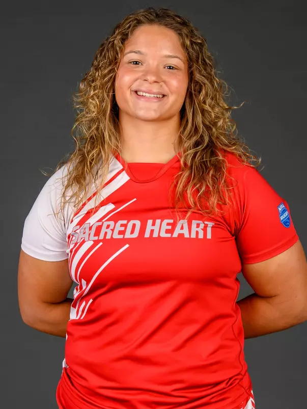 Olivia Woods. A Media Day was held for the Women's Rugby, Golf, Dance, Men's Cross Country, and Cheer teams at the Martire Family Arena, Sacred Heart University, Fairfield, CT. Tuesday, August 25, 2026. Photo by: Mark F. Conrad