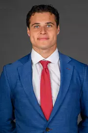 Jake Bongo. A Media Day was held today for the SHU Women's Equestrian, Men's Ice Hockey, Men's Wrestling, and Women's Rowing teams at the Martire Family Arena, Sacred Heart Universary, Fairfield, CT. Tuesday, September 1, 2026. Photo by: Mark F. Conrad