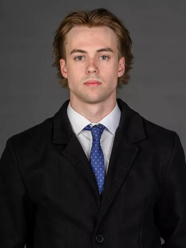 Landon Hanson. A Media Day was held today for the SHU Women's Equestrian, Men's Ice Hockey, Men's Wrestling, and Women's Rowing teams at the Martire Family Arena, Sacred Heart Universary, Fairfield, CT. Tuesday, September 1, 2026. Photo by: Mark F. Conrad