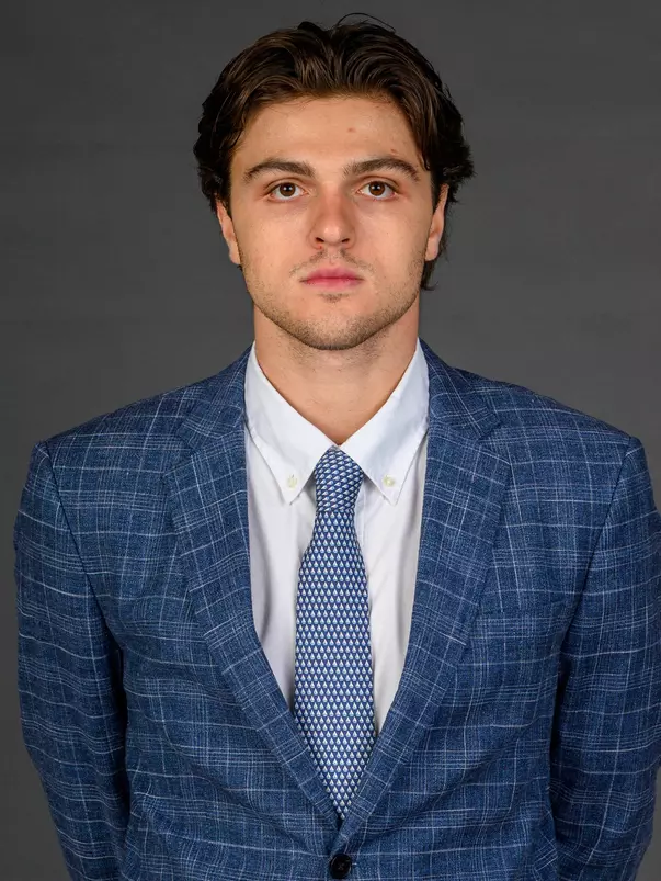 Jack Spicer. A Media Day was held today for the SHU Women's Equestrian, Men's Ice Hockey, Men's Wrestling, and Women's Rowing teams at the Martire Family Arena, Sacred Heart Universary, Fairfield, CT. Tuesday, September 1, 2026. Photo by: Mark F. Conrad
