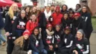 Scarlet Knights Volunteer at Big Chill 5K