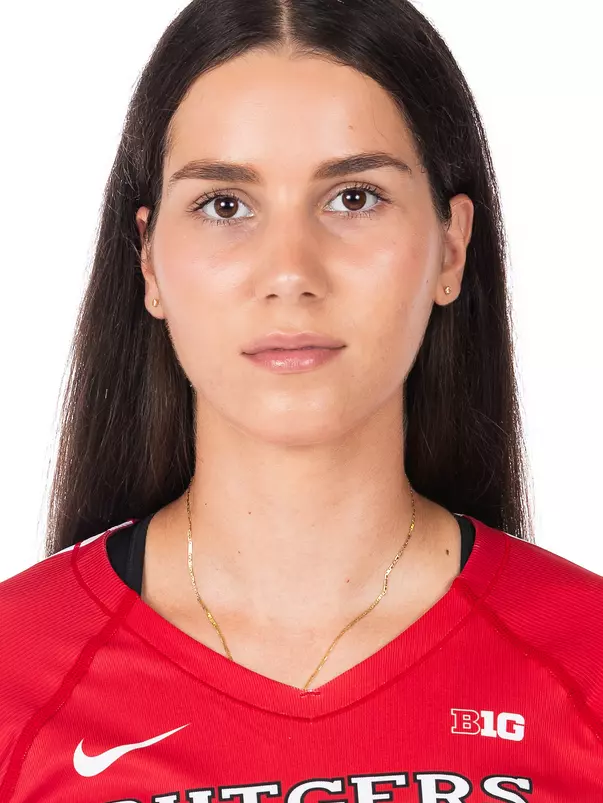 #2 Ema Grubanov - 2025 Rutgers Volleyball Head Shot