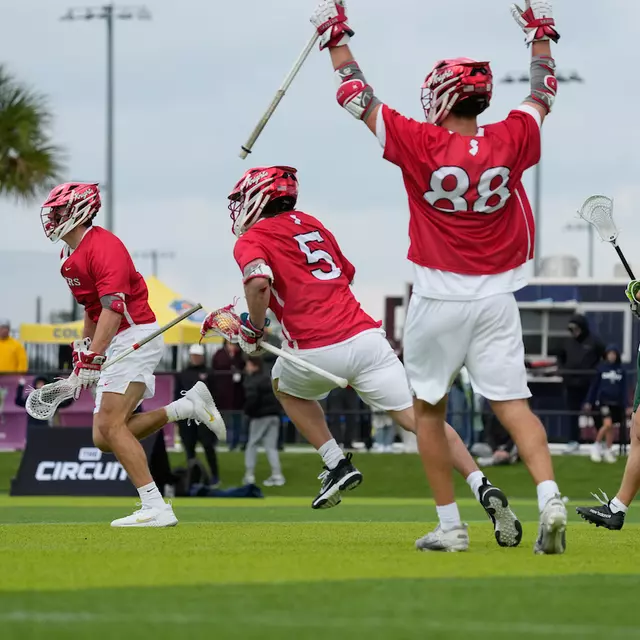 Men's Lacrosse Defeats Jacksonville, 11-10, in OT in season-opener