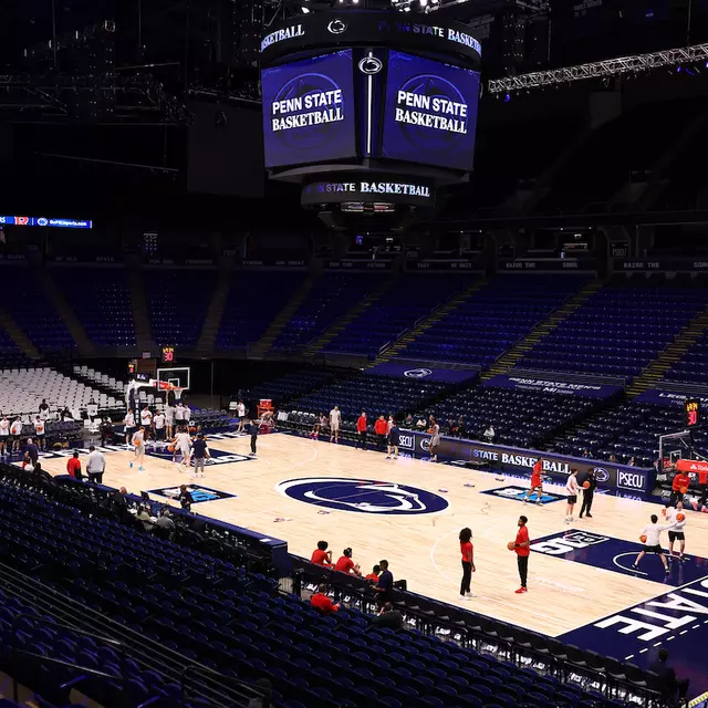 View Rutgers men's basketball game action images at Penn State on Tuesday.